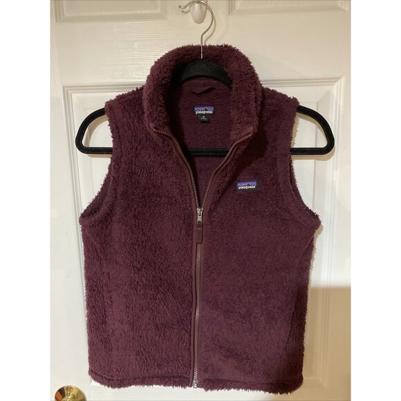 Patagonia Los Gatos Fleece Full Zip Vest Girls Size 14 XL